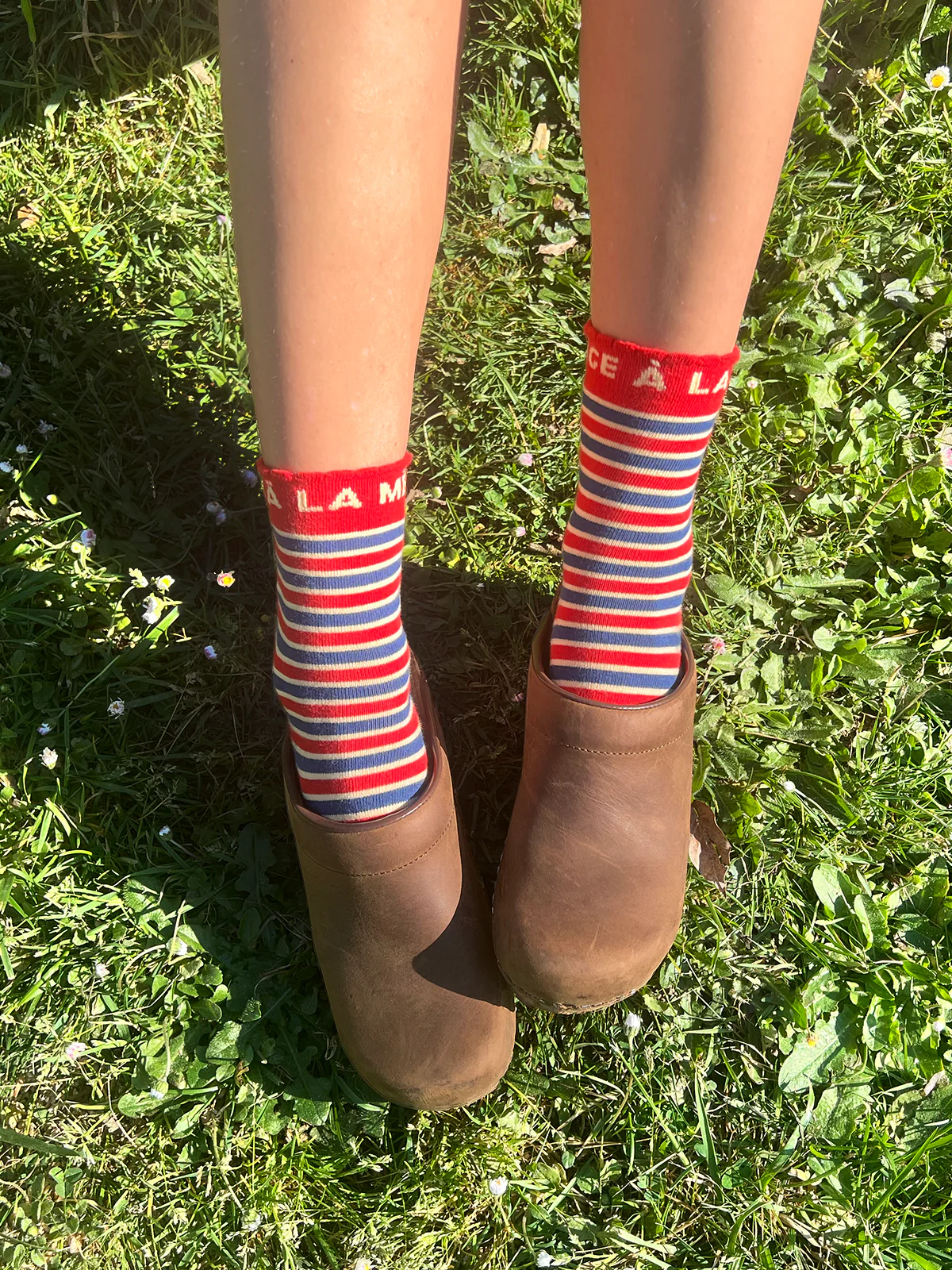 Chaussettes Face à la mère Rayées - Image 3
