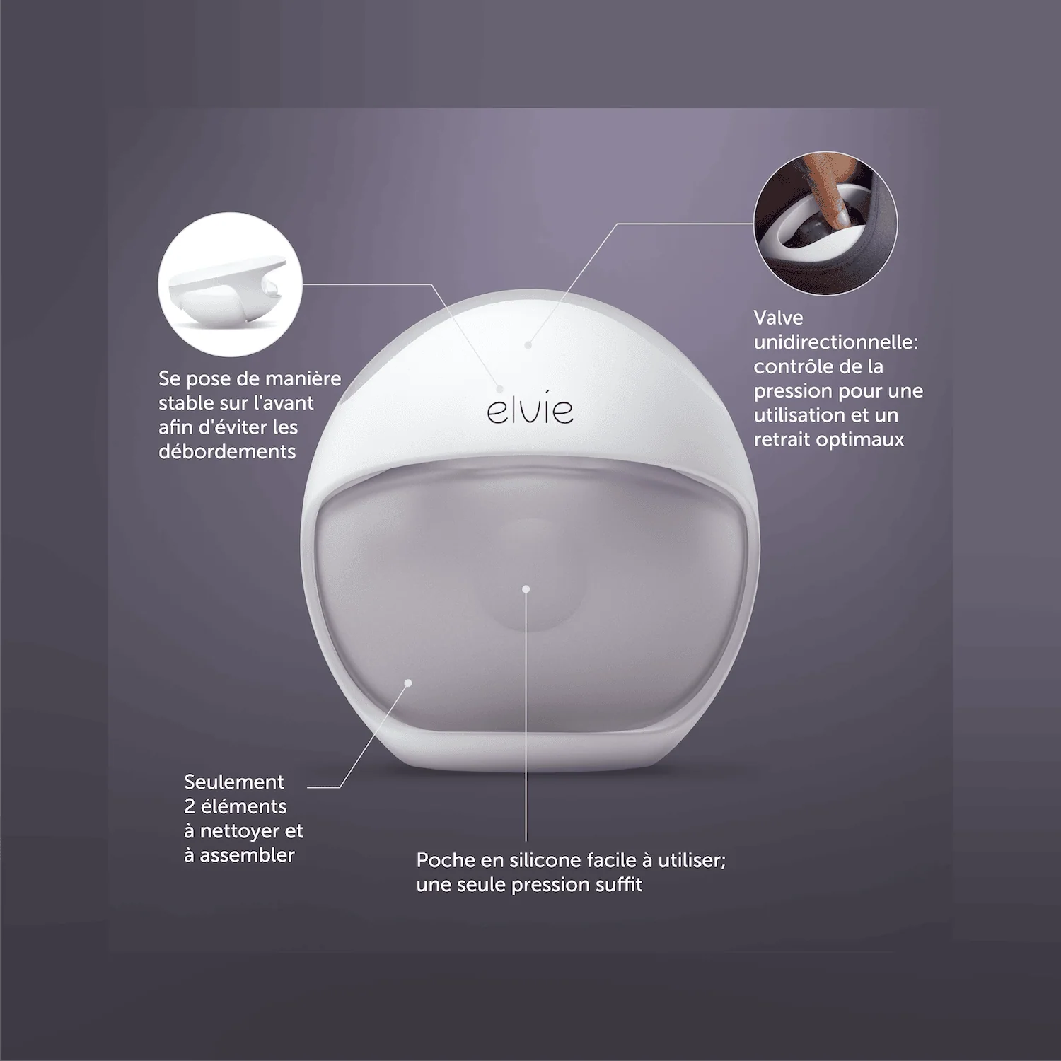 Elvie Curve - Tire-Lait Silicone Manuel - Image 4