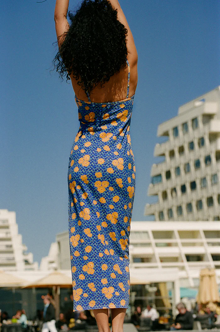 Robe longue Ciel d'Azur - Image 3