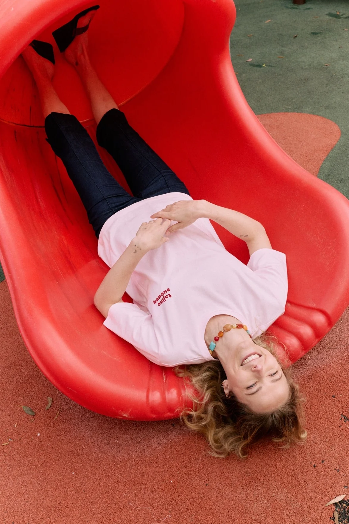 T-shirt Allaitant La P'allaite Rose - Image 4